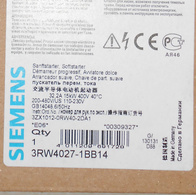 SIEMENS3RW4026-1BB14