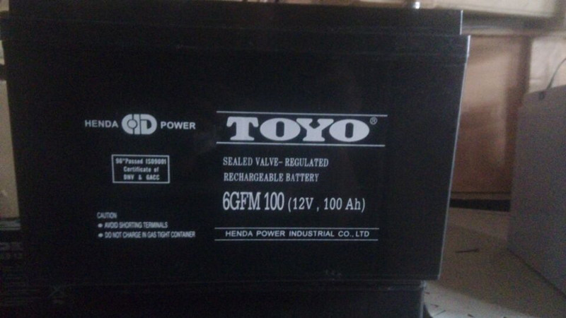 TOYO6GFM100 12V100AH 