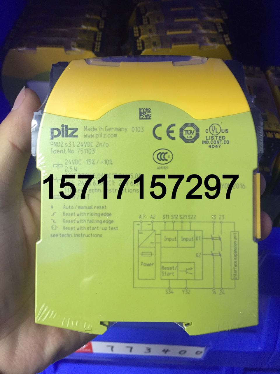 774000ƤpilzģPNOZ 10 24VAC 6n/o