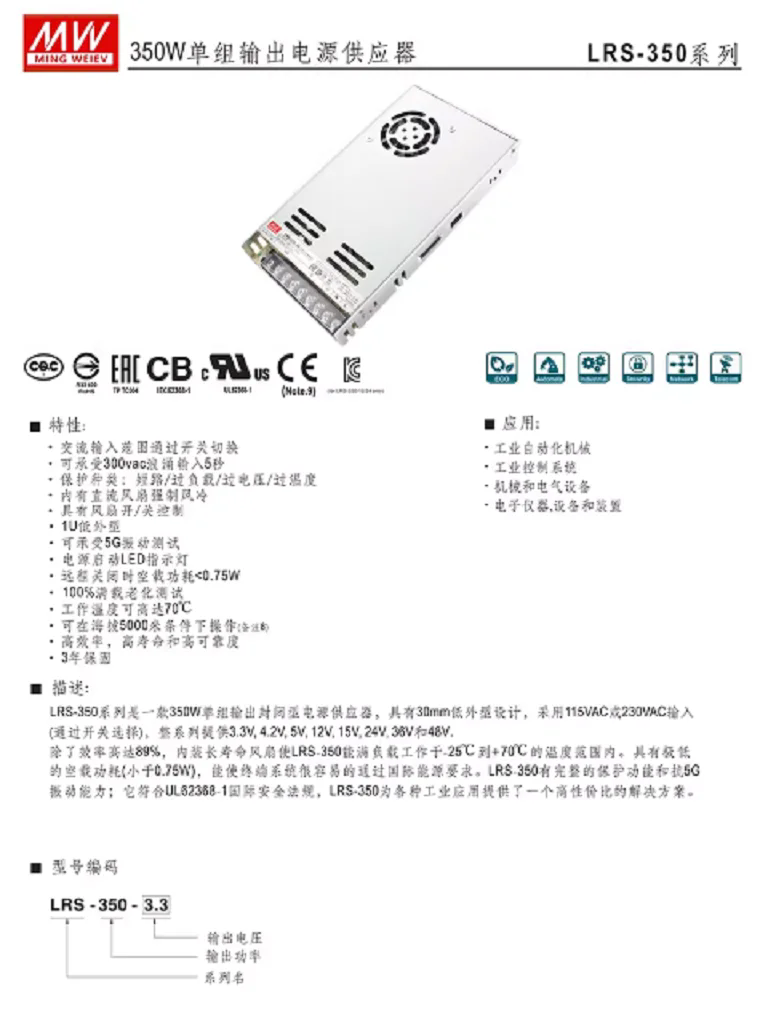 Delta THB1724BG CG44  DC24V  8.4A    ACS880 R9 ABB