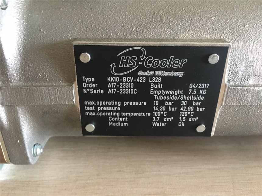 HS-COOLERs KK10-BCV-423 L328 F(xin)؛