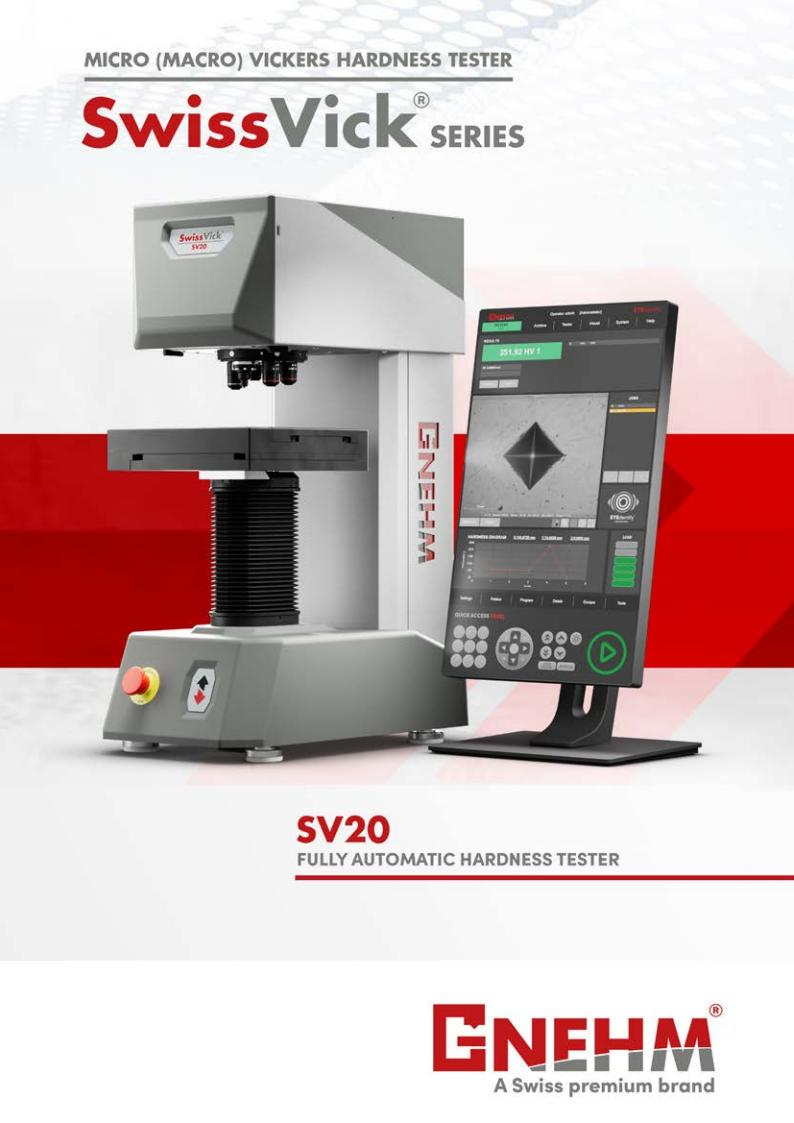 SwissVick SV20ϵȫԄ(dng)SӲȜy(c)ϵy(tng)