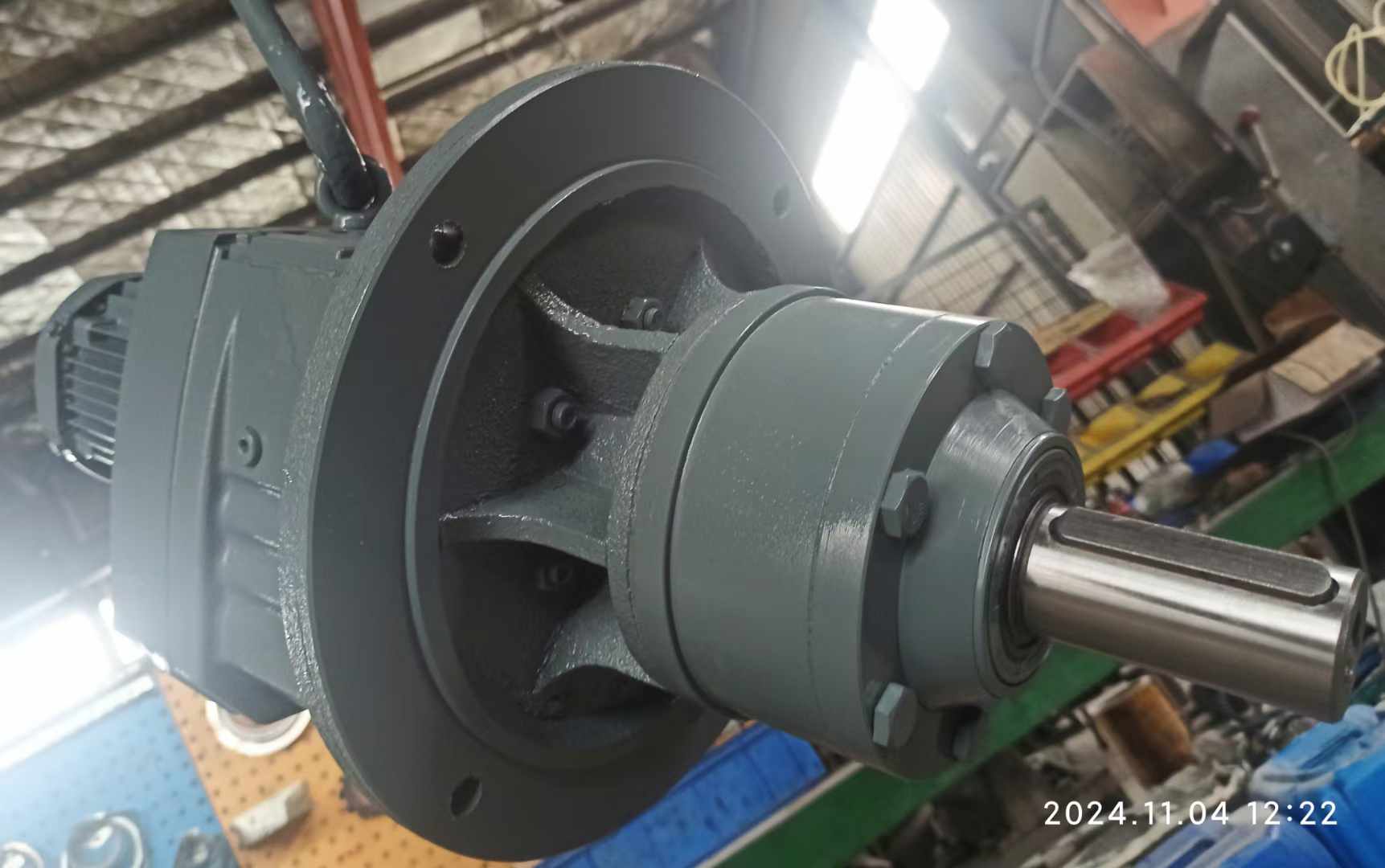 KAF47-Y2.2KW-19.58M5A-270直角減速機KAFT128