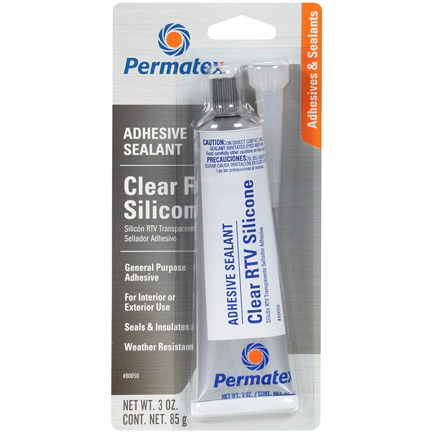 Permatex Clear RTV Silicone Adhesive80050