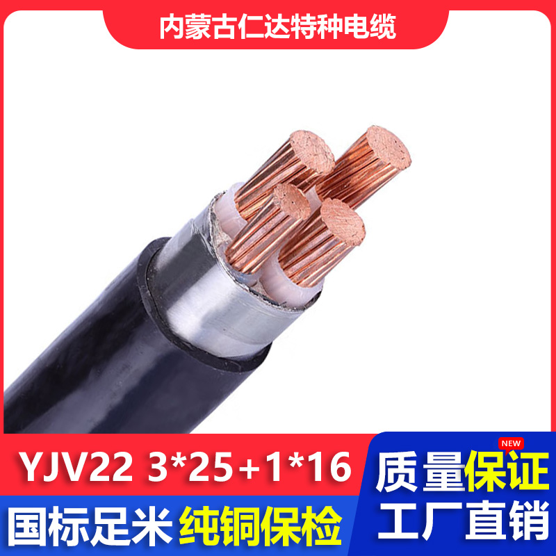 ʴ¹YJV220.6\/1KV3 1ͭоװѹ3*25 1*16