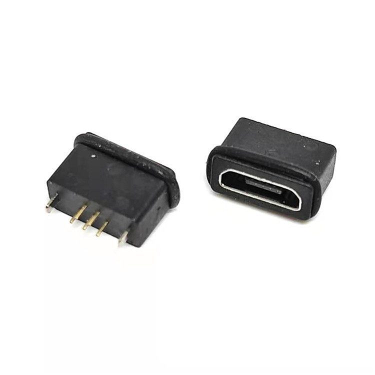 MICROUSB5PINBֱˮĸ180ŲDIPˮȦ