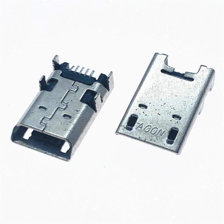 MICROUSB5PINӳĸбʽ7.2ĽŲSMTӳL=11.38MM